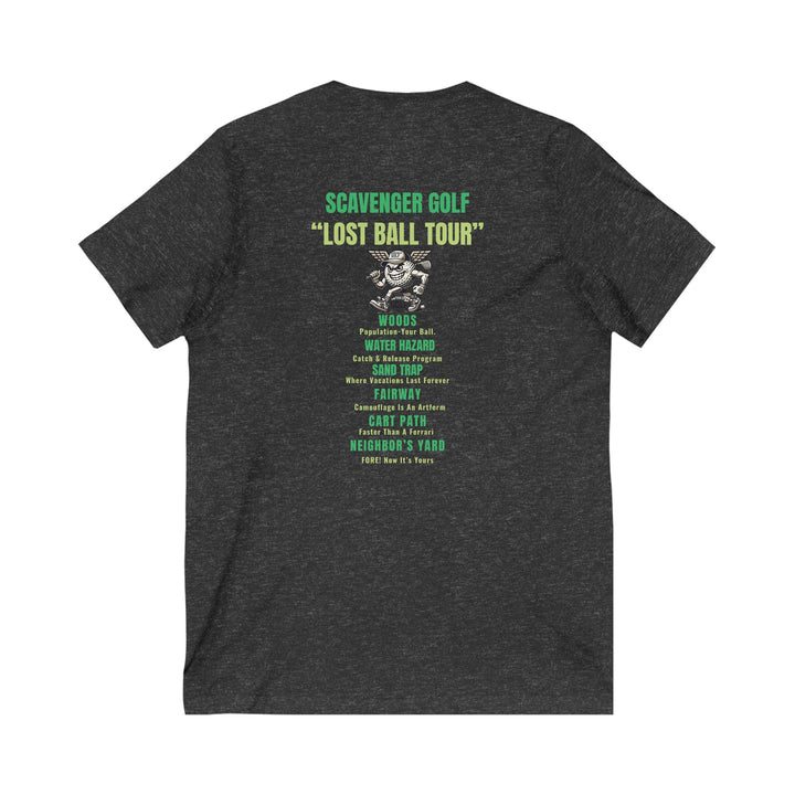 Lost Ball Tour V-Neck Tee – Scavenger Golf