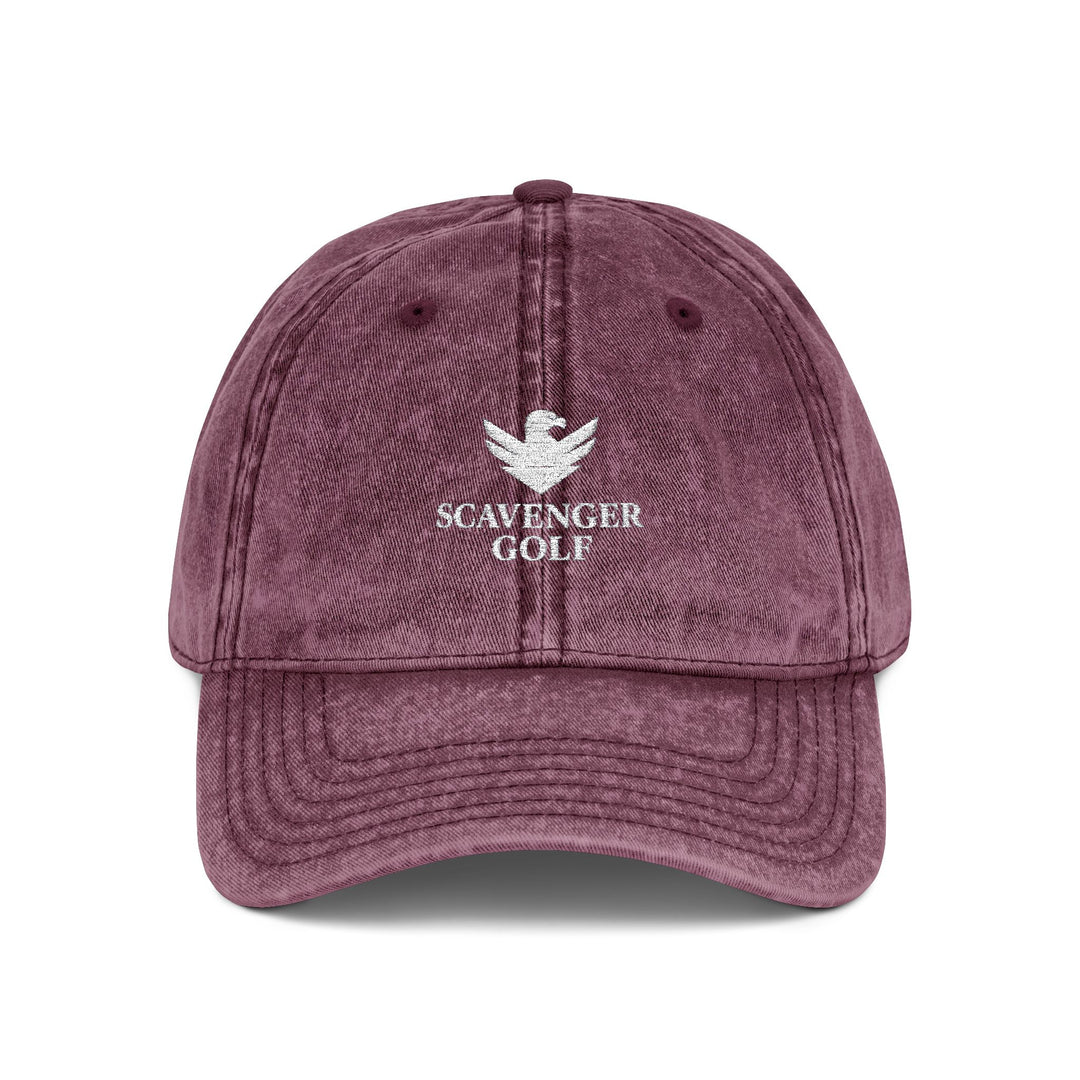 Vintage Cotton Twill Hat by Scavenger Golf | Adjustable, Washed-Out Look