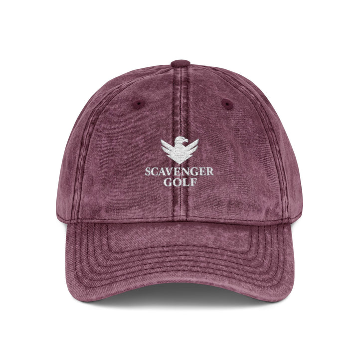 Vintage Cotton Twill Hat by Scavenger Golf | Adjustable, Washed-Out Look