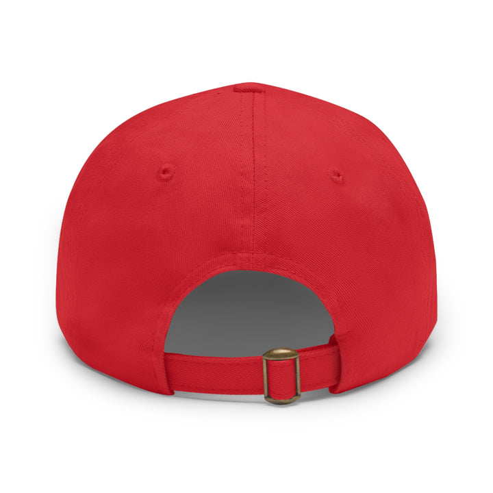 Lost Balls & Wildflowers Round Leather Patch Cap