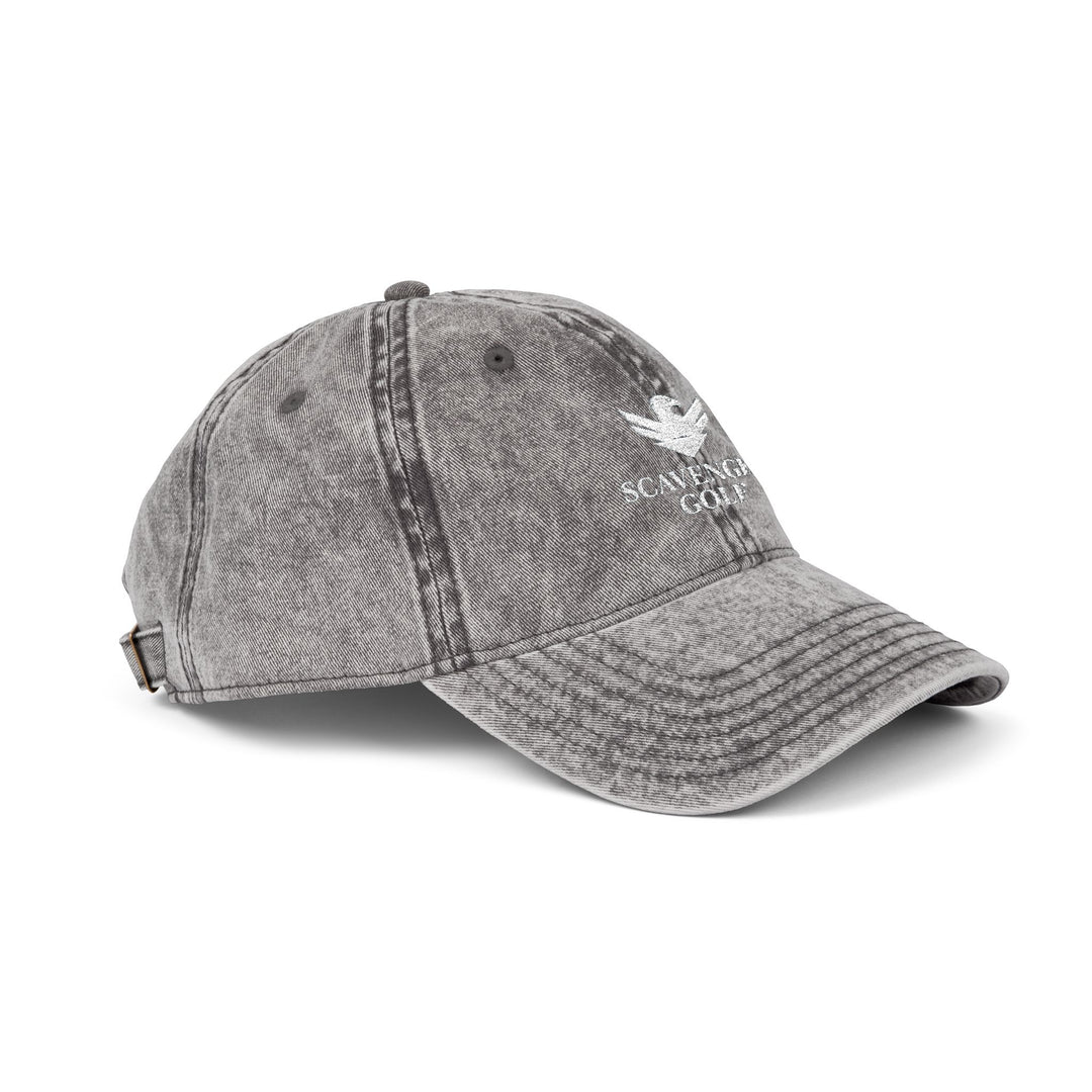 Vintage Cotton Twill Hat by Scavenger Golf | Adjustable, Washed-Out Look