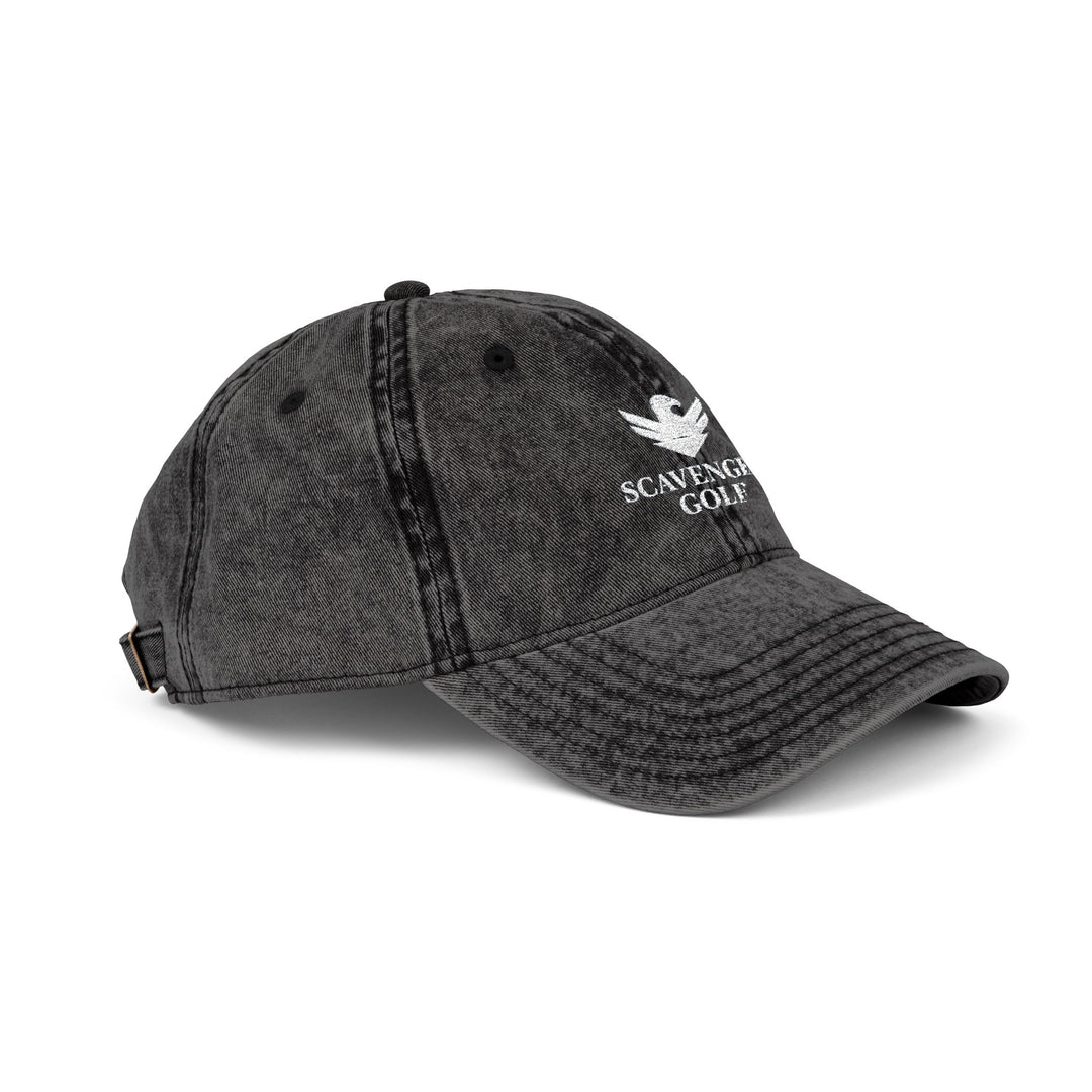 Vintage Cotton Twill Hat by Scavenger Golf | Adjustable, Washed-Out Look