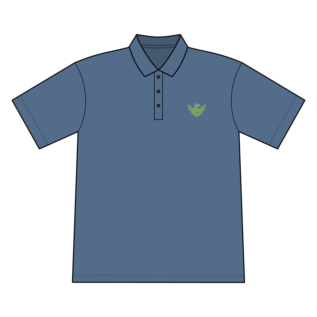 Performance Logo Only Polo by Scavenger Golf | Cotton-Rich, Breathable, Anti-Curl Collar