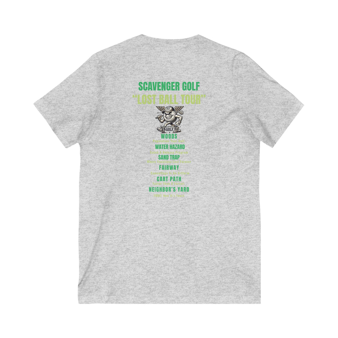 Lost Ball Tour V-Neck Tee – Scavenger Golf