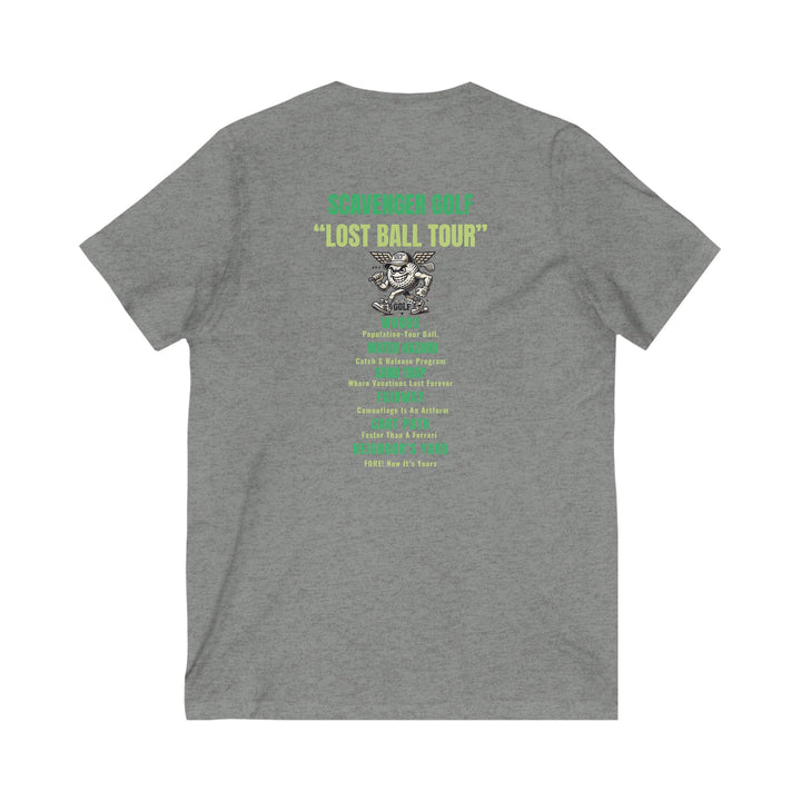 Lost Ball Tour V-Neck Tee – Scavenger Golf