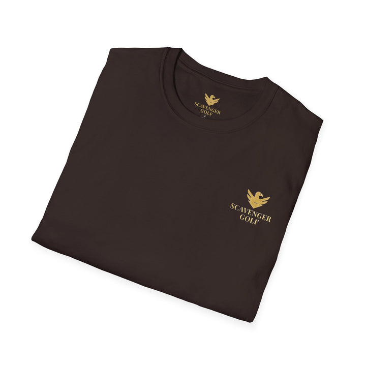 Scavenger Golf's “Son of a *+*+*!” Front 9 Disaster Club Unisex Soft style Tee