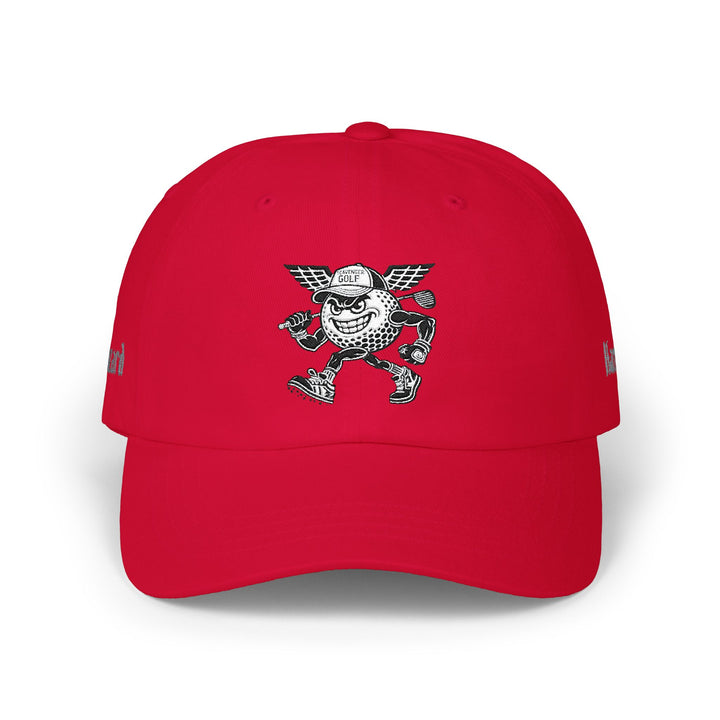 Hazard Hank Mascot — Retro Golf Dad Hat