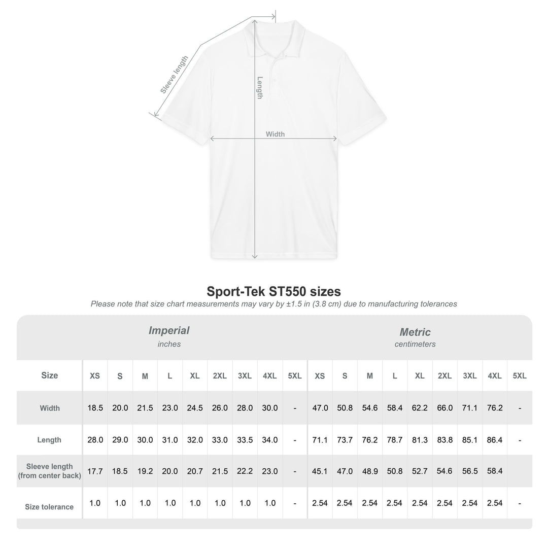'Hazard Hank' Crest Embroidered Performance Polo by Scavenger Golf