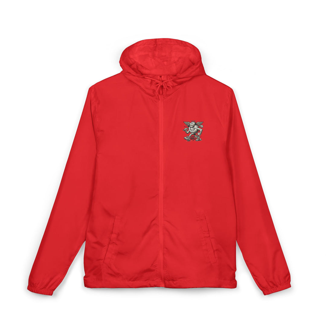 Scavenger Golf Hazard Hank Windbreaker Jacket — Minimal Classy Style Crest Chest Design