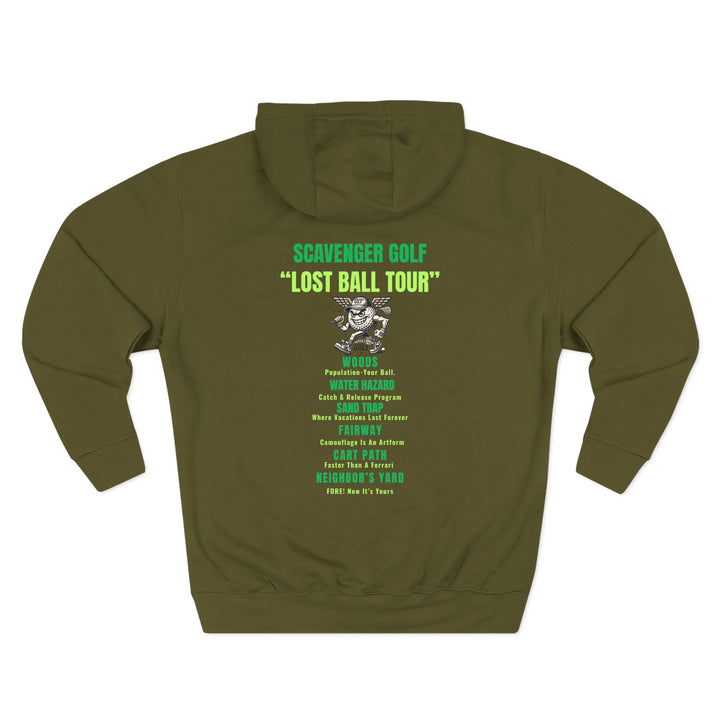 Scavenger Golf Three-Panel Fleece Hoodie – Lost Ball Tour