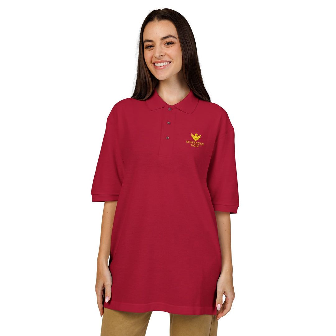Scavenger Golf Polo – Stylish Embroidered Design for Golf, Gatherings & Gifts