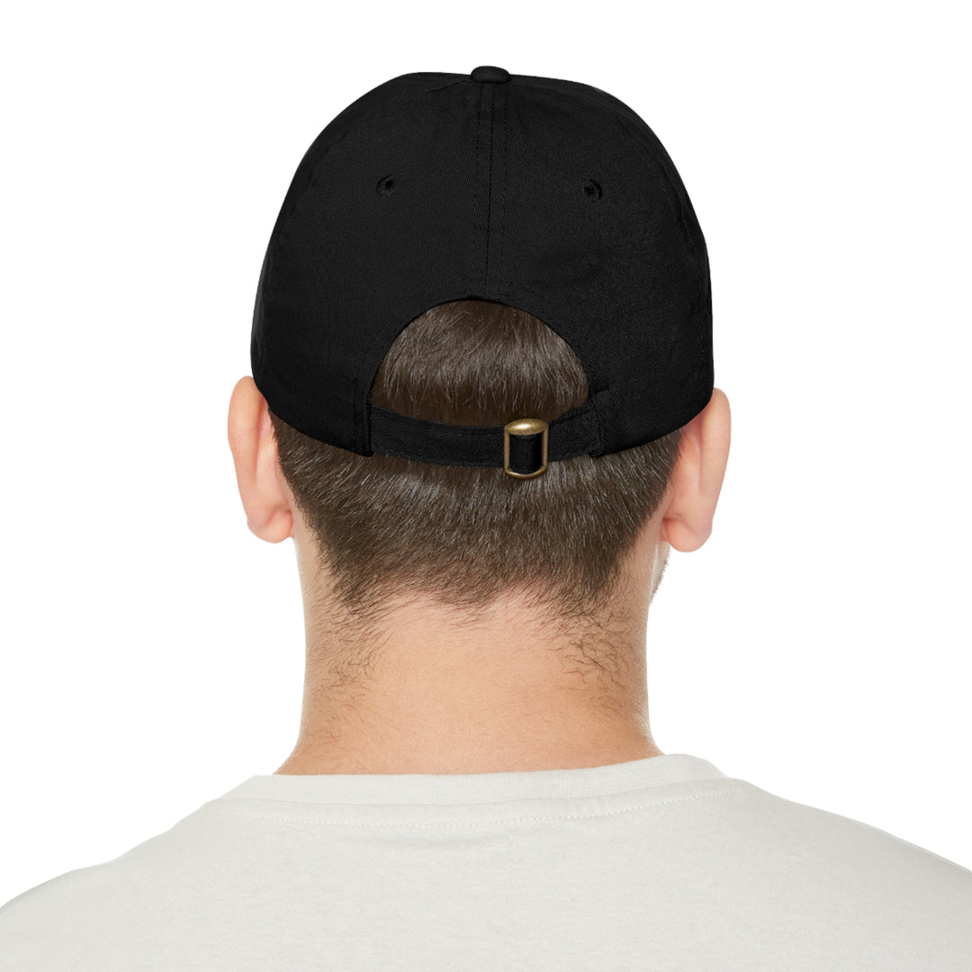 Lost Balls & Wildflowers Round Leather Patch Cap