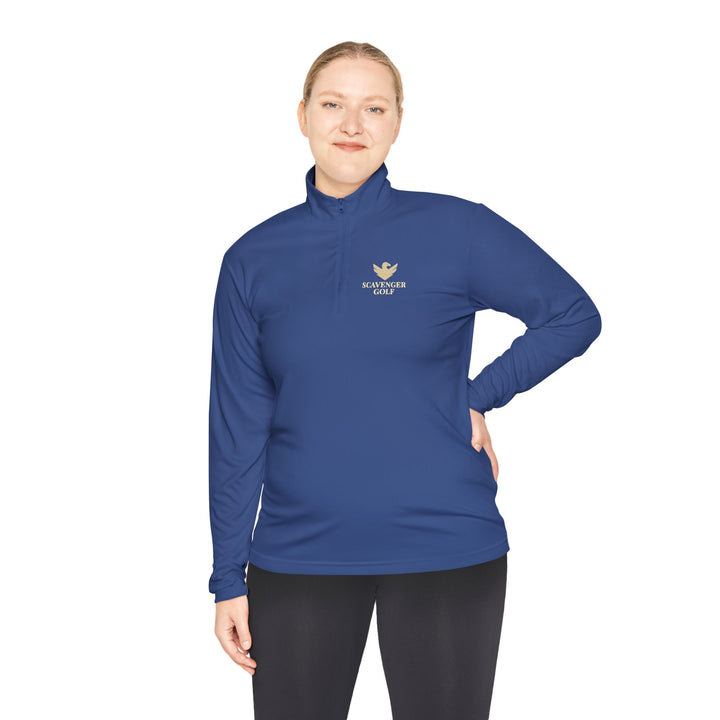 Scavenger Golf Unisex Quarter-Zip Pullover – Lightweight, Moisture-Wicking, and Perfect On or Off the Course