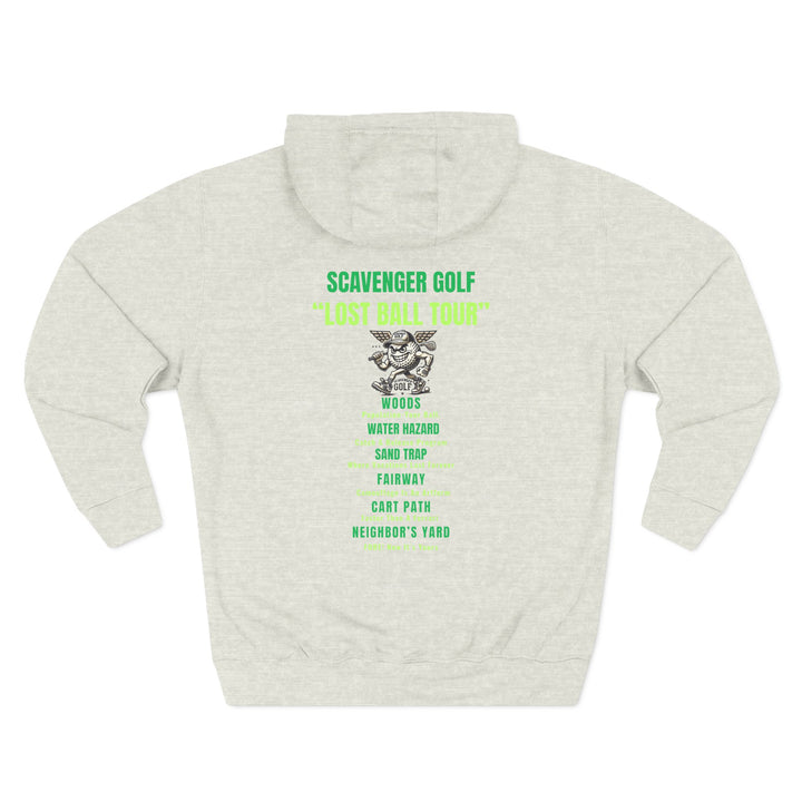 Scavenger Golf Three-Panel Fleece Hoodie – Lost Ball Tour