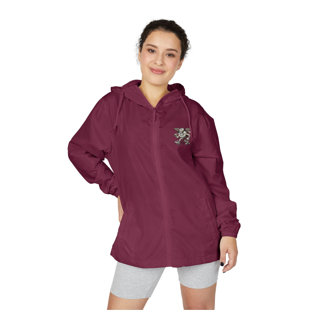 Scavenger Golf Hazard Hank Windbreaker Jacket — Minimal Classy Style Crest Chest Design