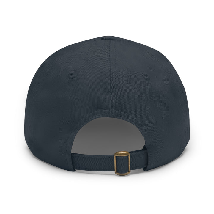 Lost Balls & Wildflowers Round Leather Patch Cap
