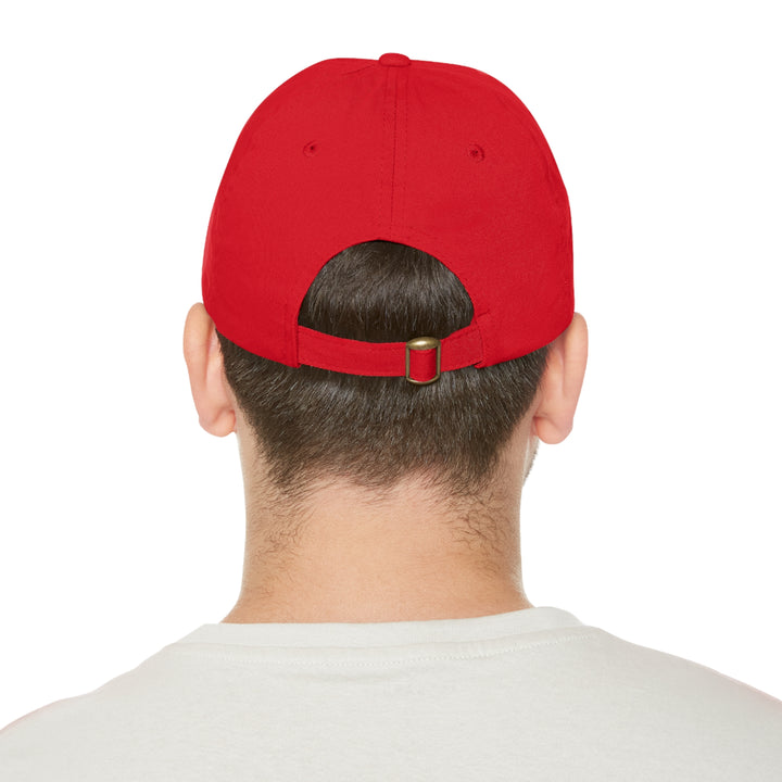 Lost Balls & Wildflowers Round Leather Patch Cap