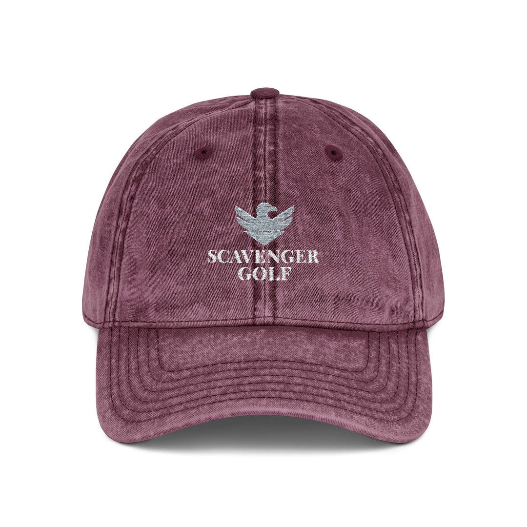 Vintage Cotton Twill Hat by Scavenger Golf | Adjustable, Washed-Out Look