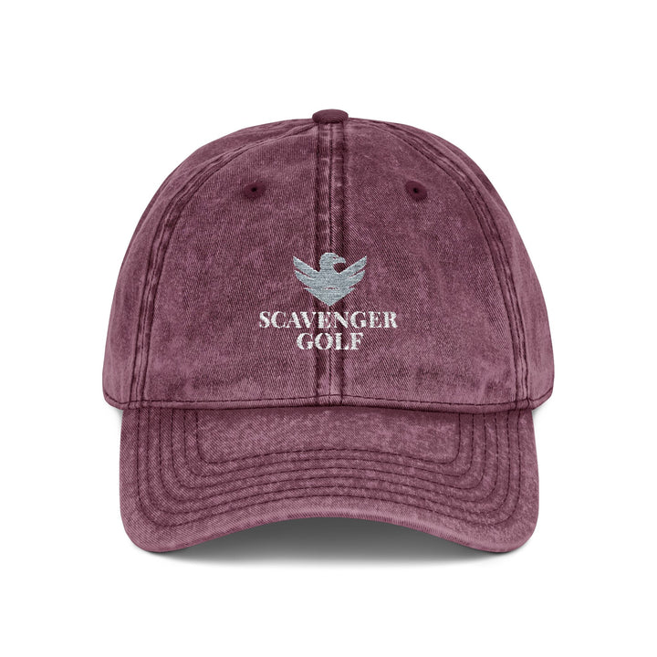 Vintage Cotton Twill Hat by Scavenger Golf | Adjustable, Washed-Out Look