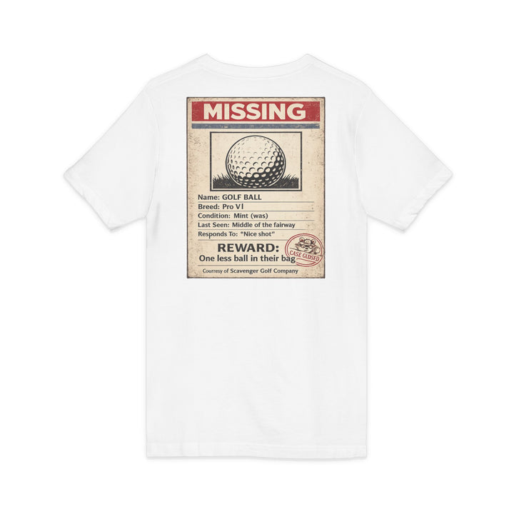 Scavenger Golf’s Lost Ball Case Files – Women’s V-Neck Tee