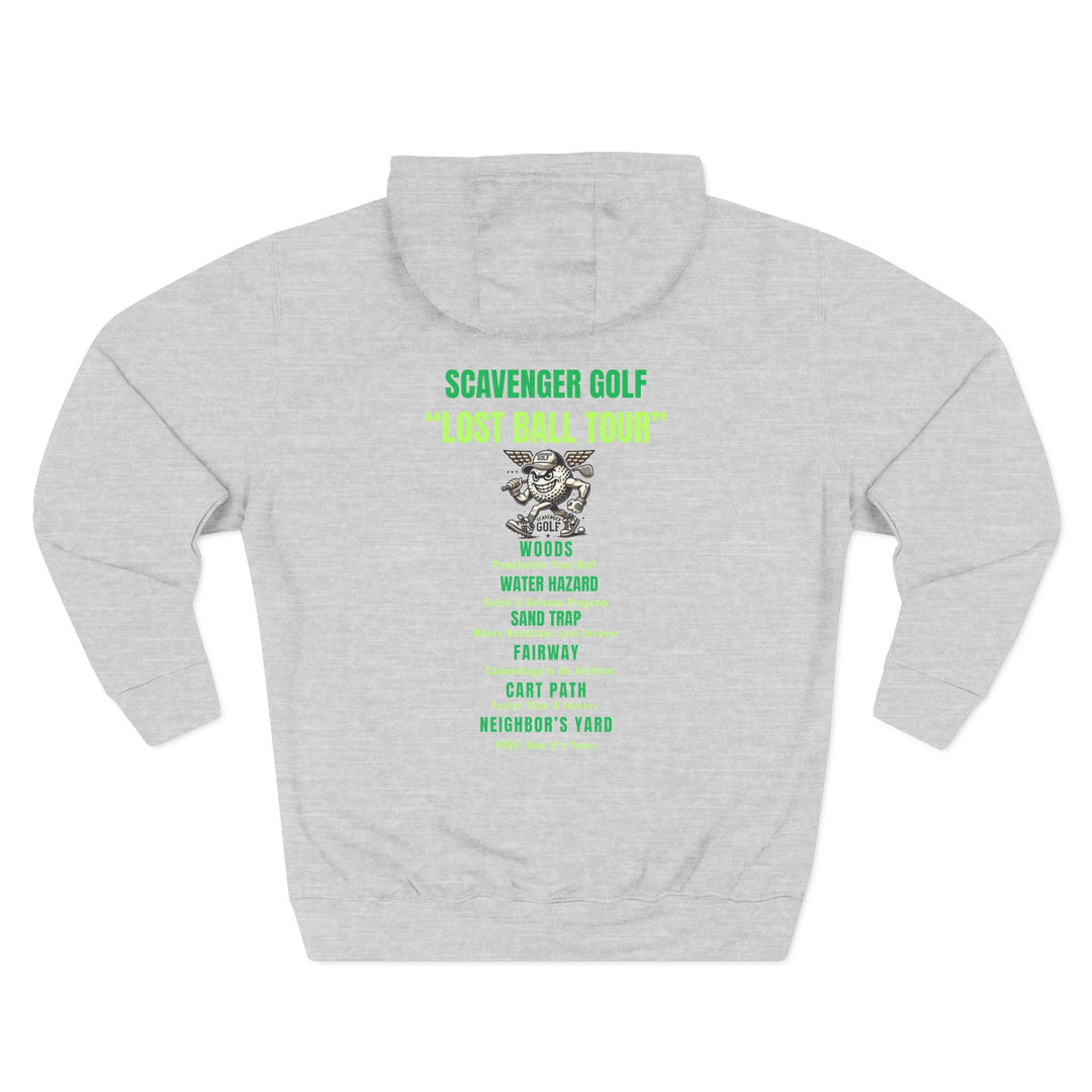 Scavenger Golf Three-Panel Fleece Hoodie – Lost Ball Tour