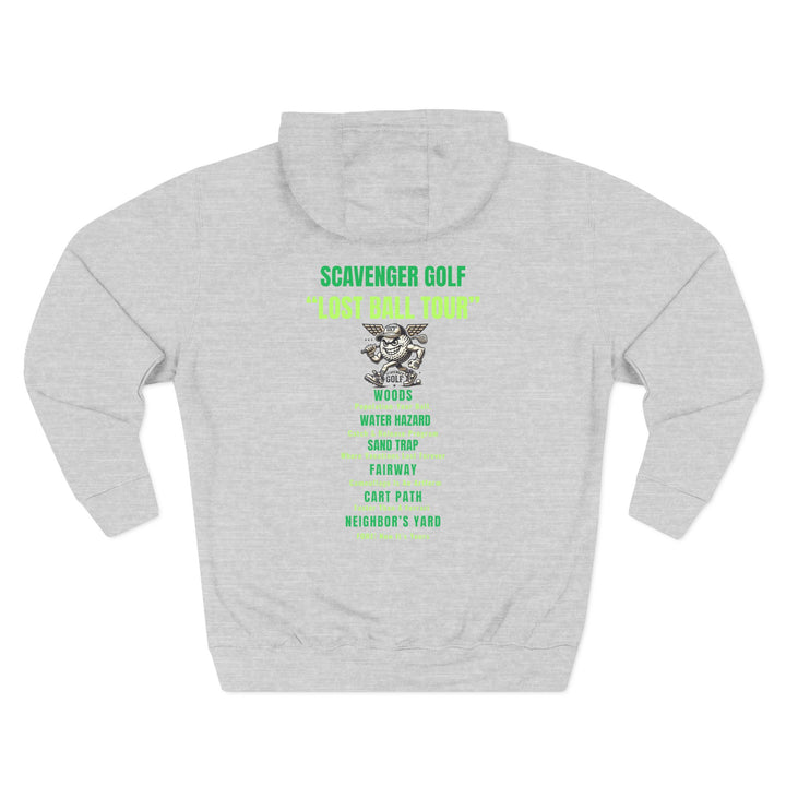 Scavenger Golf Three-Panel Fleece Hoodie – Lost Ball Tour