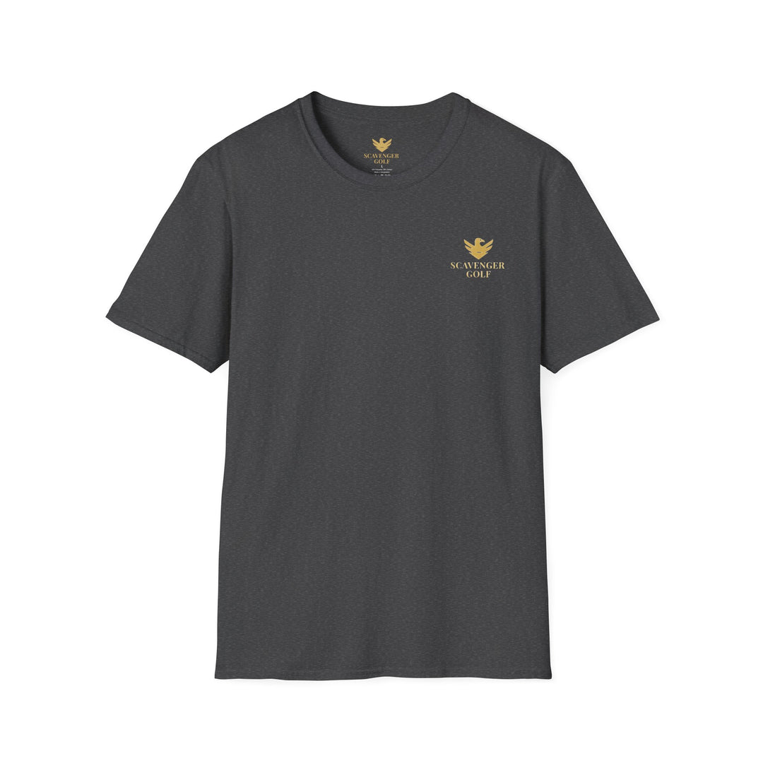 Scavenger Golf's “Son of a *+*+*!” Front 9 Disaster Club Unisex Soft style Tee