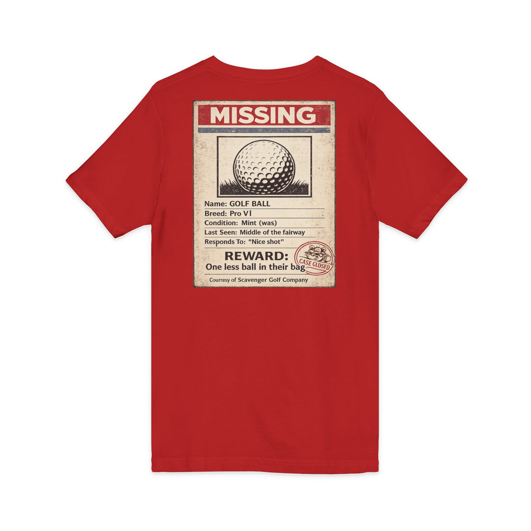 Scavenger Golf’s Lost Ball Case Files – Women’s V-Neck Tee