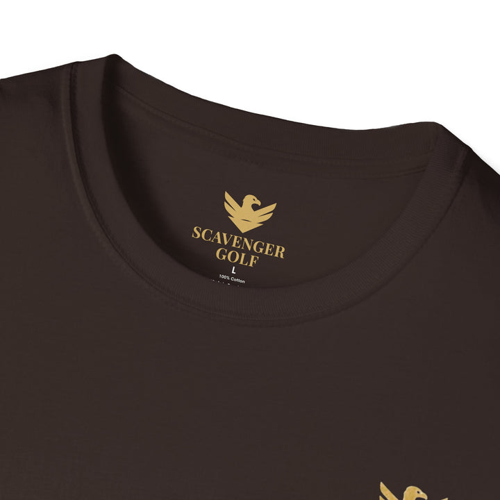 Scavenger Golf's “Son of a *+*+*!” Front 9 Disaster Club Unisex Soft style Tee