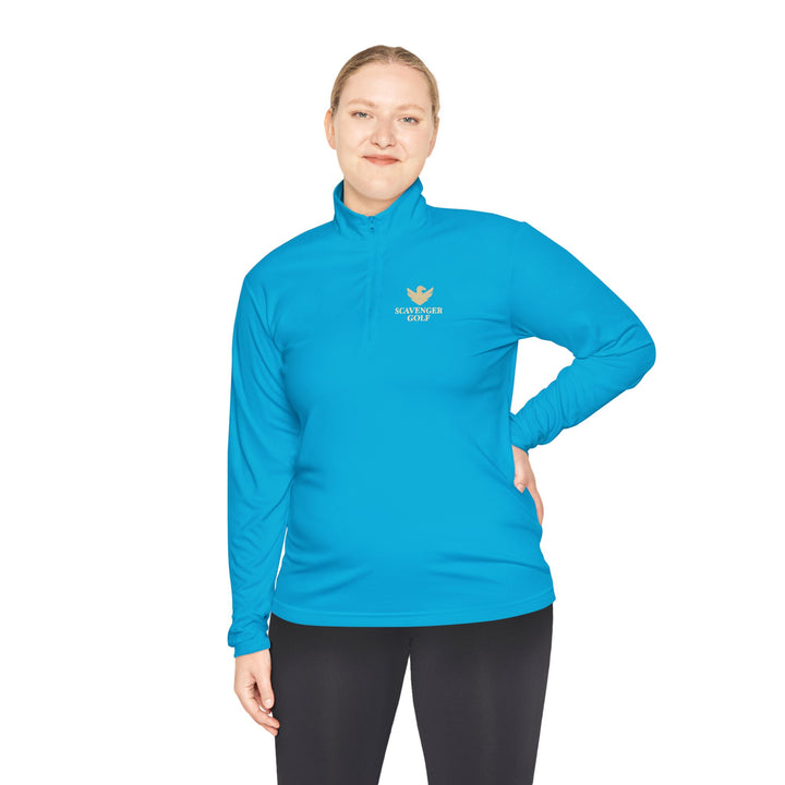 Scavenger Golf Unisex Quarter-Zip Pullover – Lightweight, Moisture-Wicking, and Perfect On or Off the Course