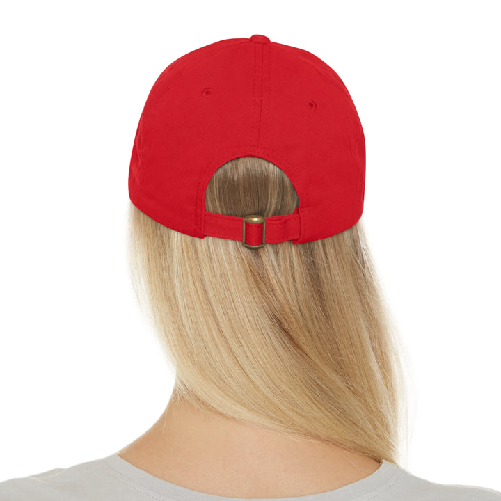 Lost Balls & Wildflowers Round Leather Patch Cap