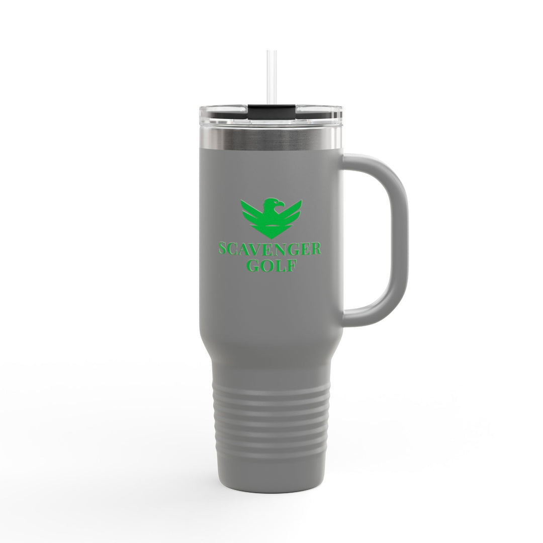 Scavenger Golf CLASSIC LOGO 40oz Insulated Travel Mug – Stainless Steel, Spill-Proof, Hot & Cold All-Day Hydration