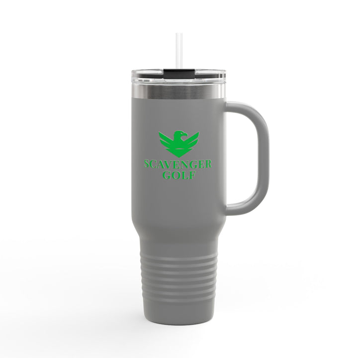 Scavenger Golf CLASSIC LOGO 40oz Insulated Travel Mug – Stainless Steel, Spill-Proof, Hot & Cold All-Day Hydration