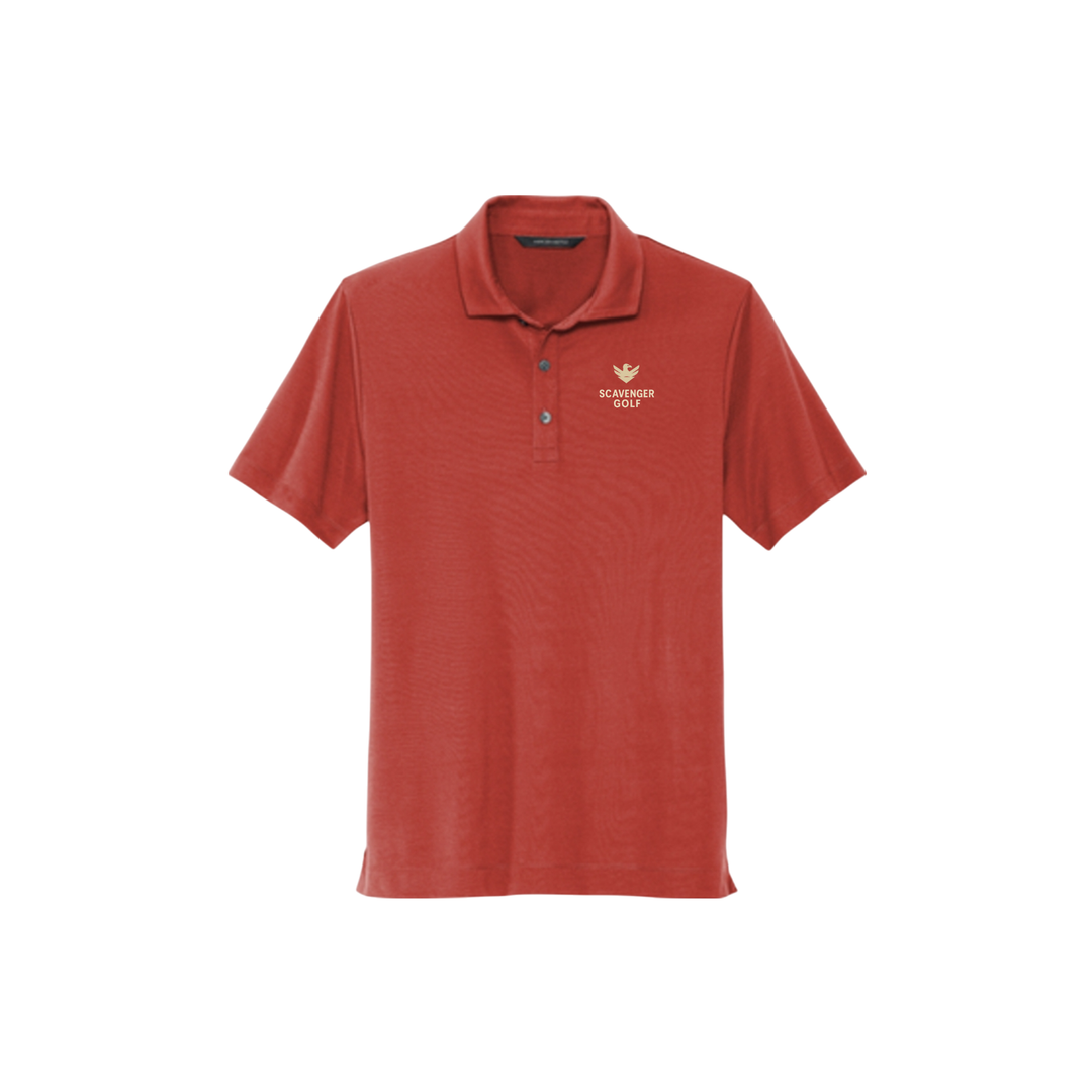 Scavenger Golf Men's Stretch Jersey Polo Shirt - Perfect for The Fairway or Everyday