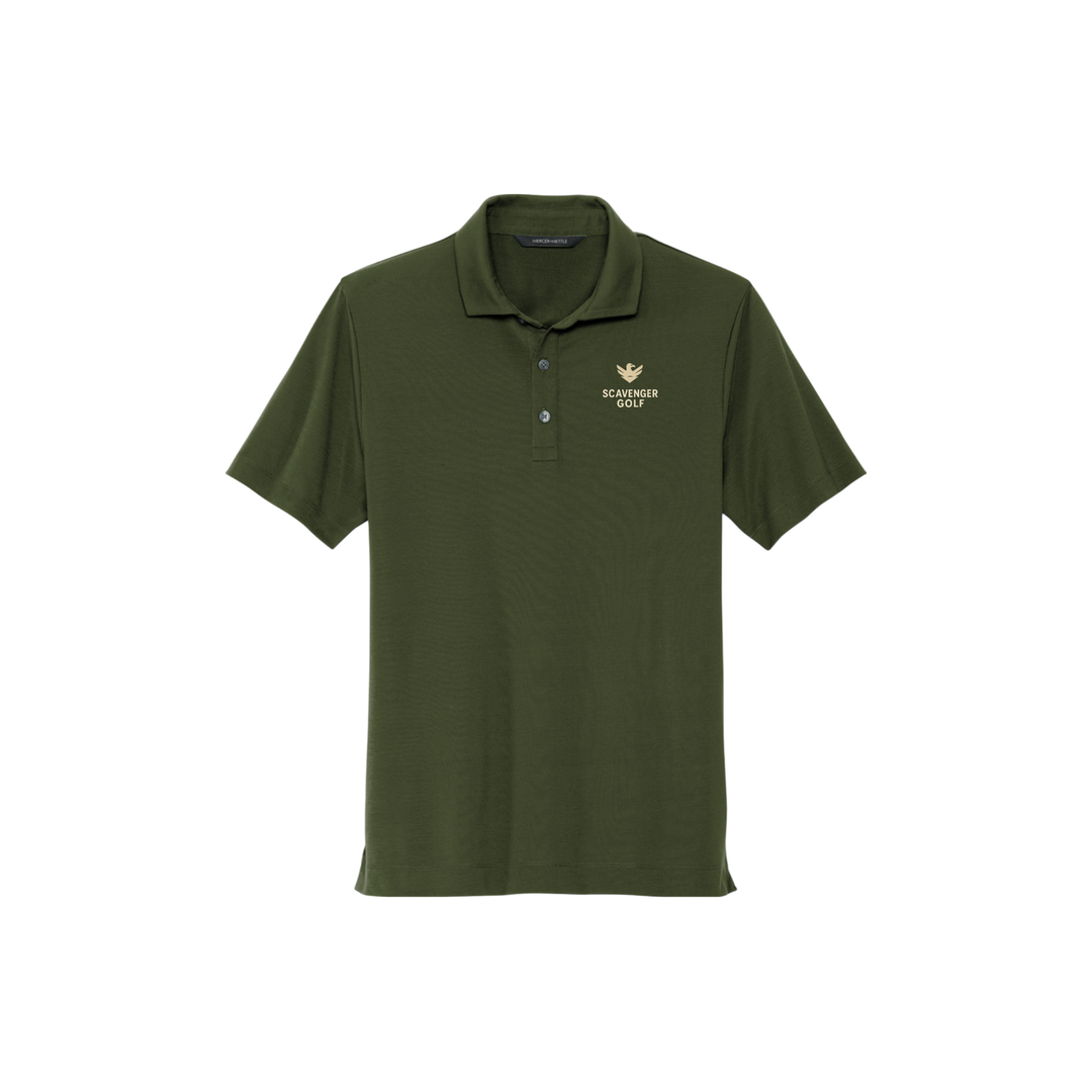 Scavenger Golf Men's Stretch Jersey Polo Shirt - Perfect for The Fairway or Everyday