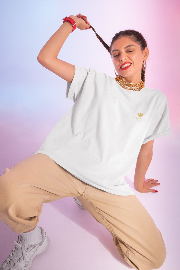 Scavenger Golf's “Son of a *+*+*!” Front 9 Disaster Club Unisex Soft style Tee