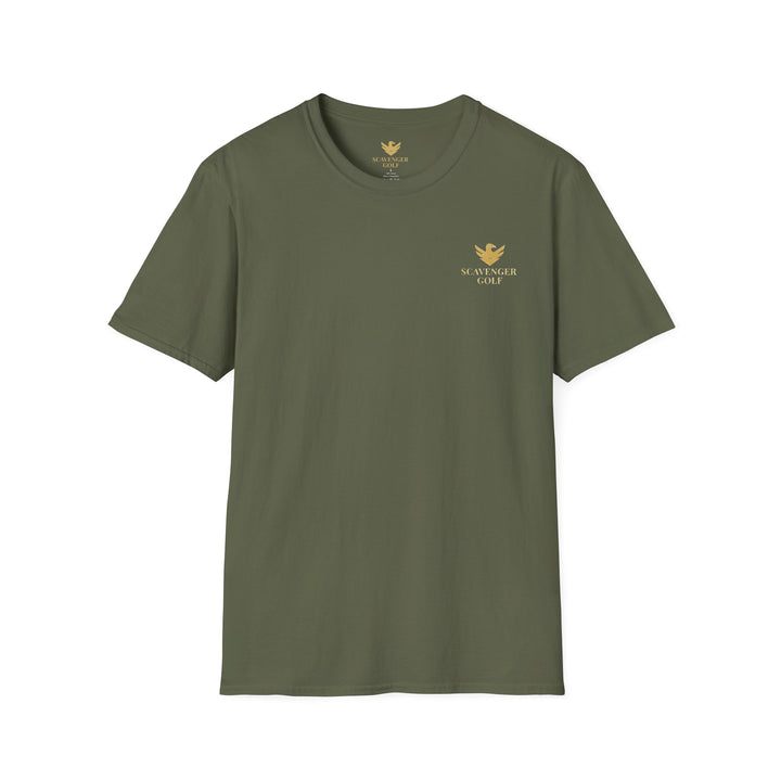 Scavenger Golf's “Son of a *+*+*!” Front 9 Disaster Club Unisex Soft style Tee