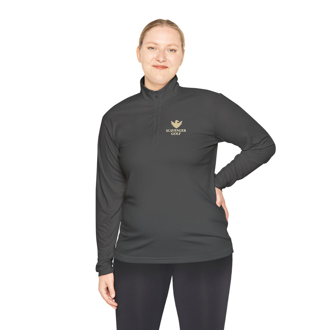 Scavenger Golf Unisex Quarter-Zip Pullover – Lightweight, Moisture-Wicking, and Perfect On or Off the Course