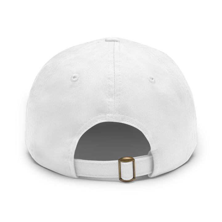 Lost Balls & Wildflowers Round Leather Patch Cap