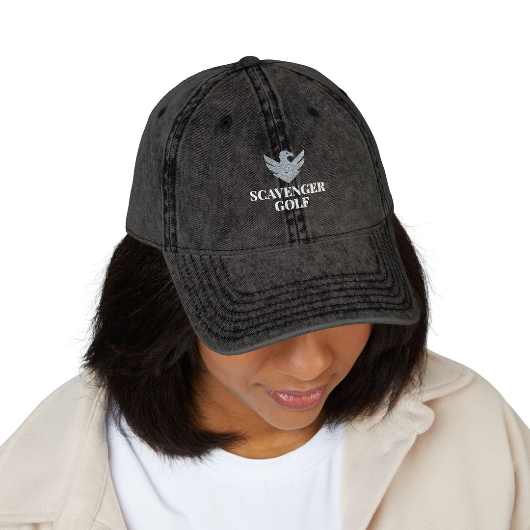 Vintage Cotton Twill Hat by Scavenger Golf | Adjustable, Washed-Out Look