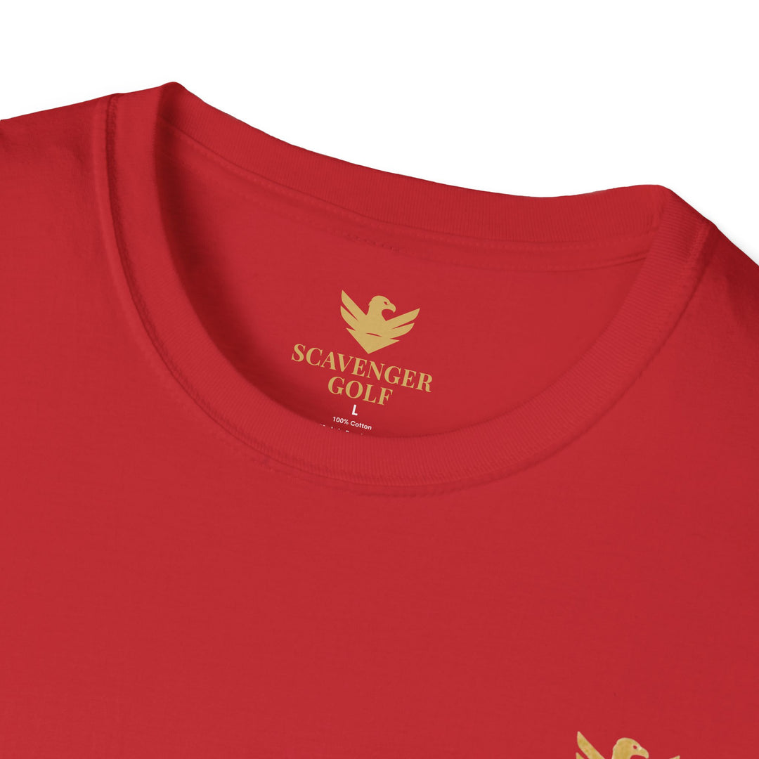 Scavenger Golf's “Son of a *+*+*!” Front 9 Disaster Club Unisex Soft style Tee