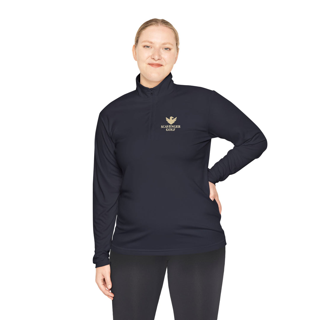 Scavenger Golf Unisex Quarter-Zip Pullover – Lightweight, Moisture-Wicking, and Perfect On or Off the Course