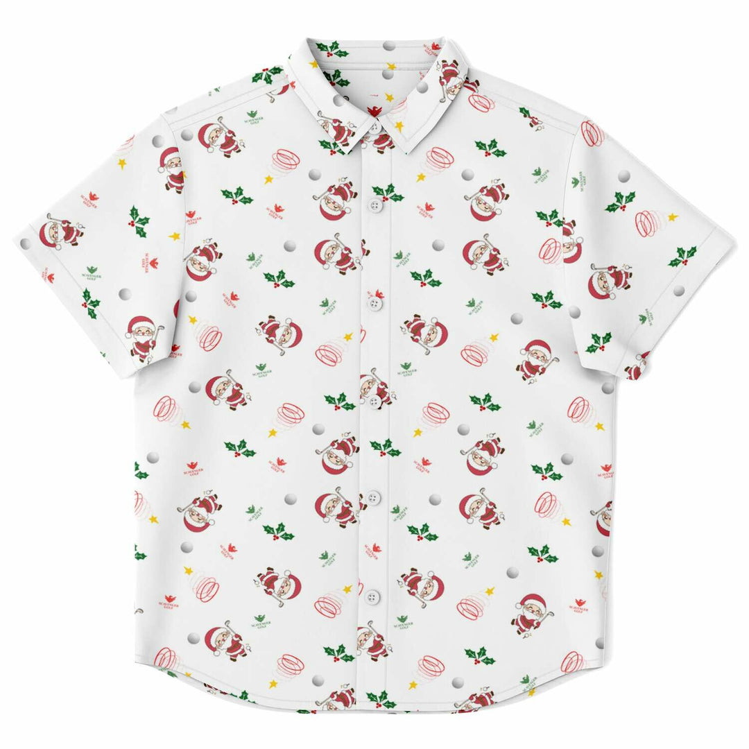 🎄 Fore-Christmas! Kids Holiday Golf Shirt