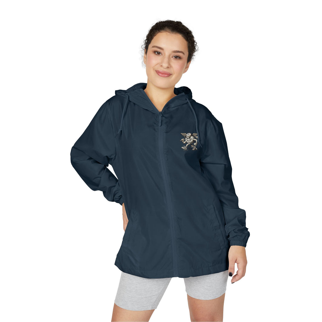 Scavenger Golf Hazard Hank Windbreaker Jacket — Minimal Classy Style Crest Chest Design