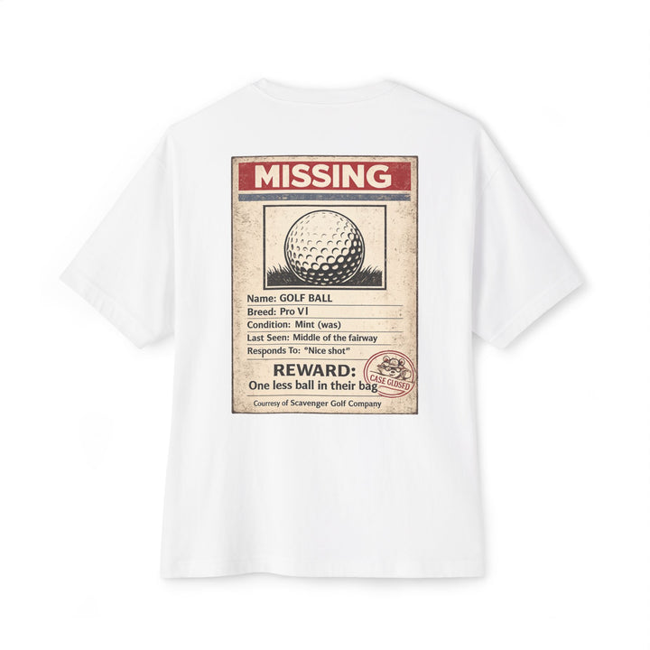 Scavenger Golf’s Lost Ball Case Files Tee