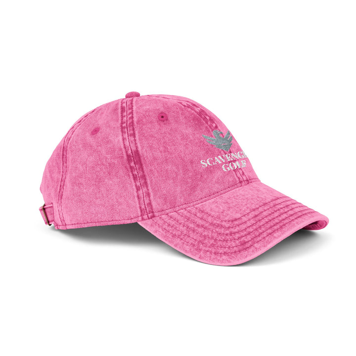 Vintage Cotton Twill Hat by Scavenger Golf | Adjustable, Washed-Out Look