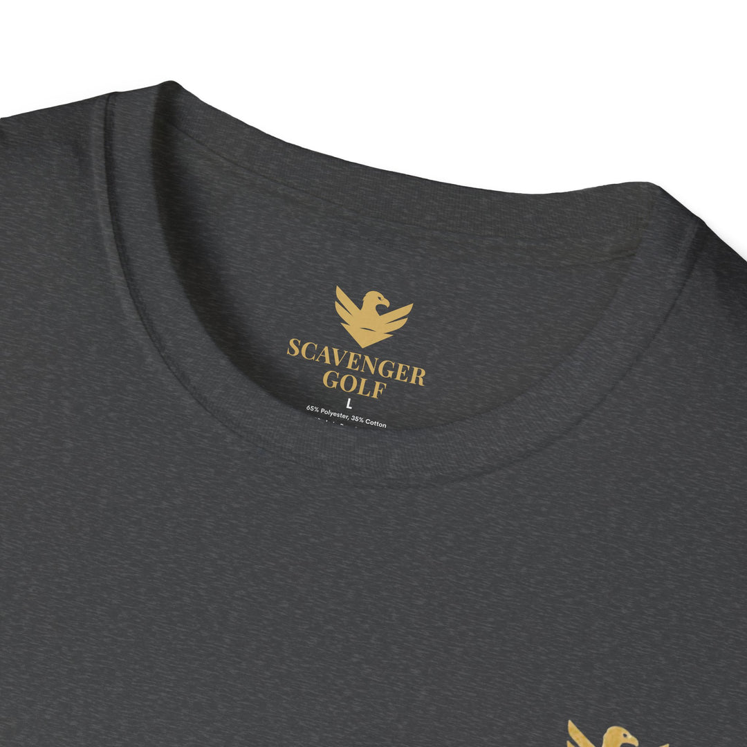 Scavenger Golf's “Son of a *+*+*!” Front 9 Disaster Club Unisex Soft style Tee
