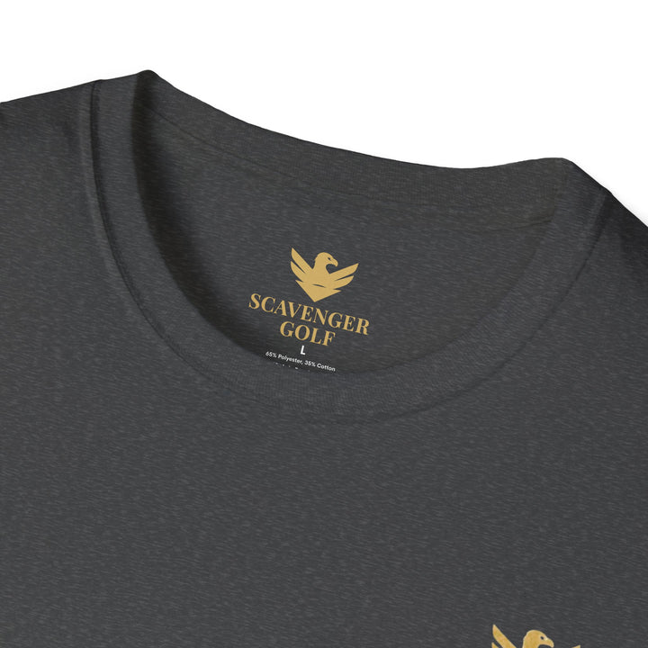 Scavenger Golf's “Son of a *+*+*!” Front 9 Disaster Club Unisex Soft style Tee