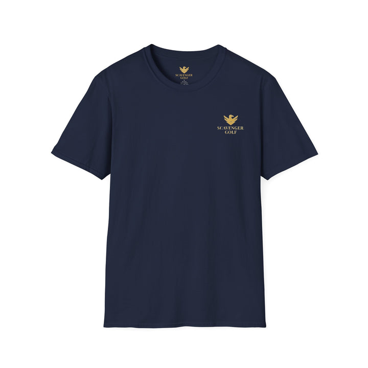 Scavenger Golf's “Son of a *+*+*!” Front 9 Disaster Club Unisex Soft style Tee