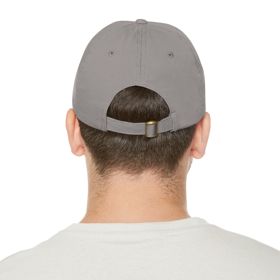 Lost Balls & Wildflowers Round Leather Patch Cap